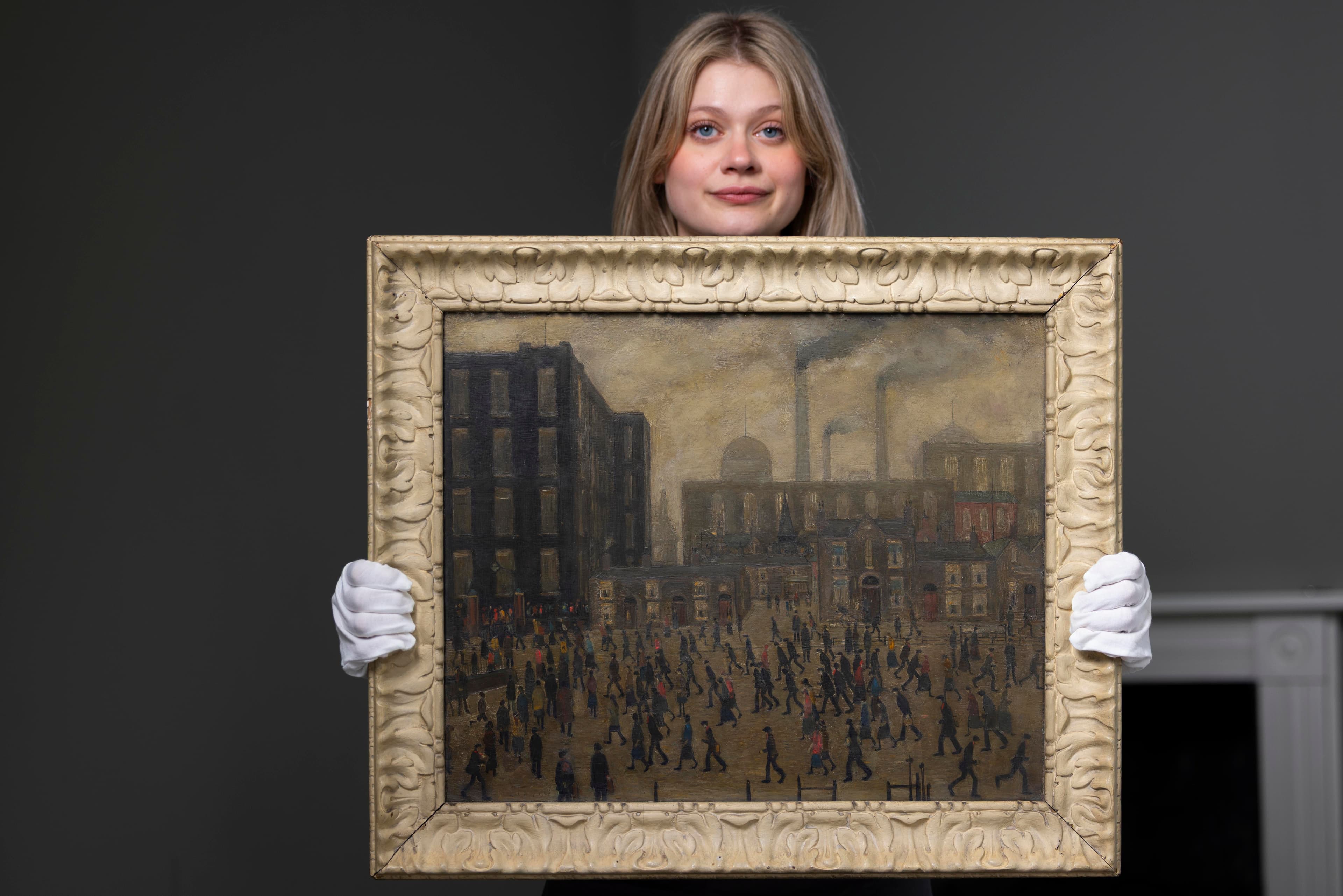 Early Painting by L.S. Lowry, Sold by the Artist for £10, Fetches More Than £800,000 at Auction