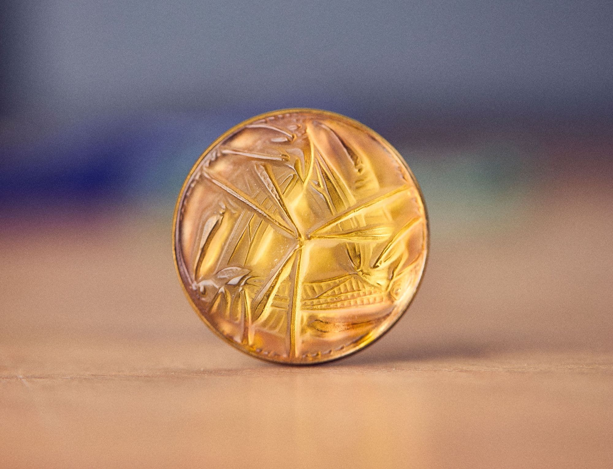 RENÉ LALIQUE (1860-1945) SAUTERELLES HATPIN, NO. 1554